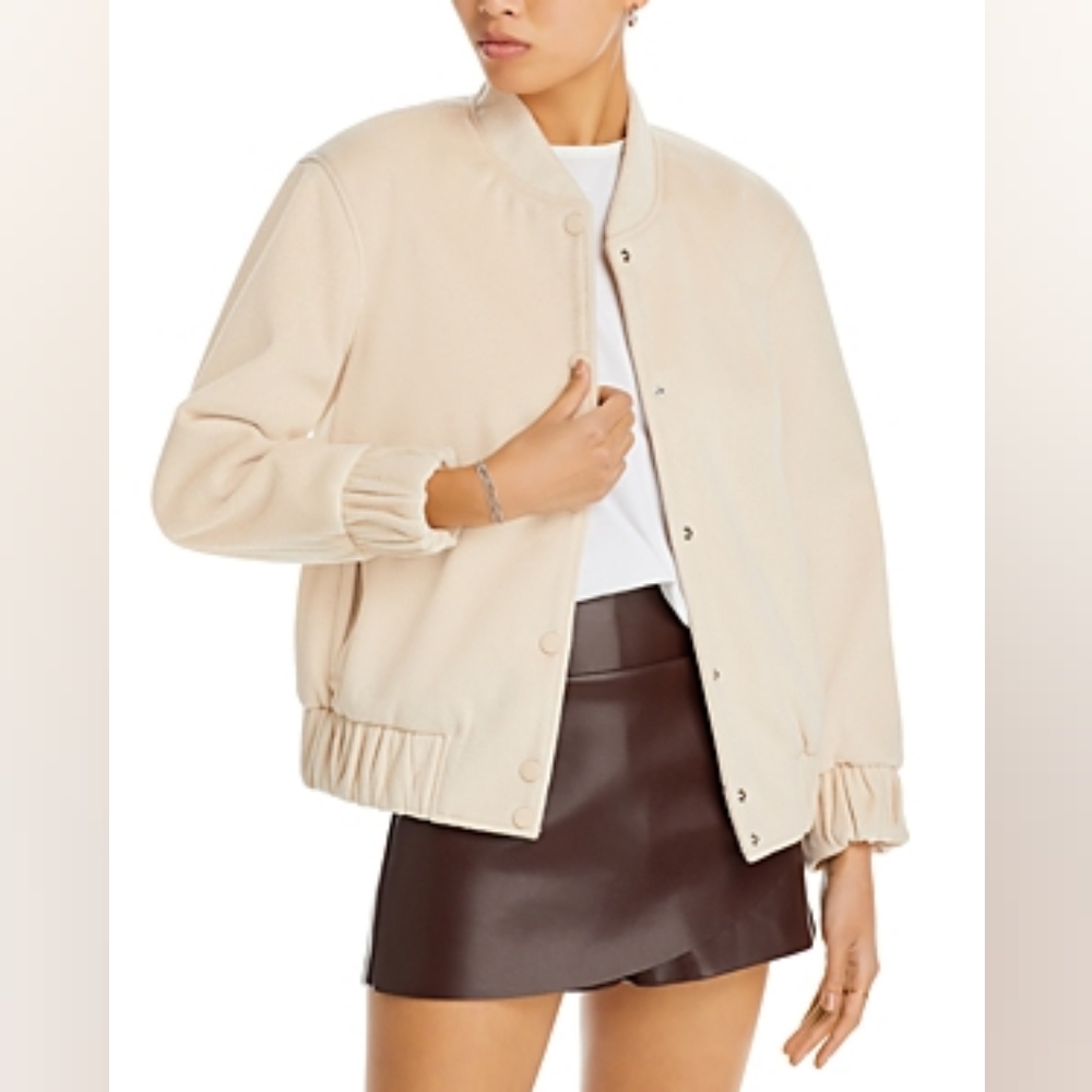 Endless Rose Oversized Felt Varsity Jacket